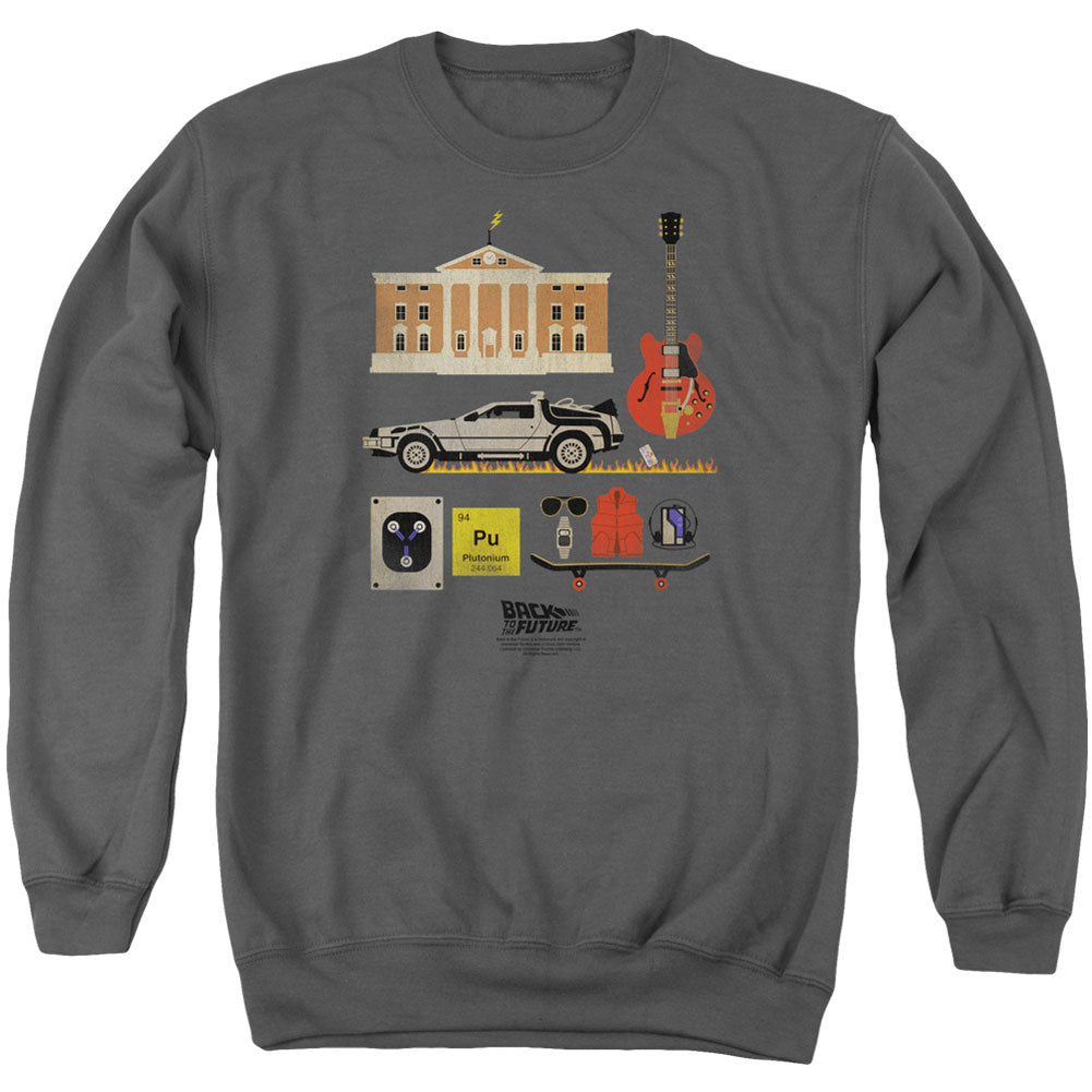 Back To The Future Items Adult Sweatshirt