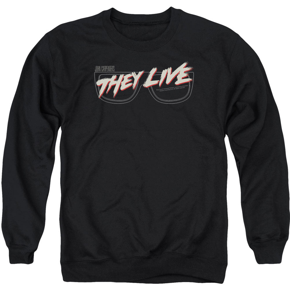 They Live Glasses Logo Adult Sweatshirt