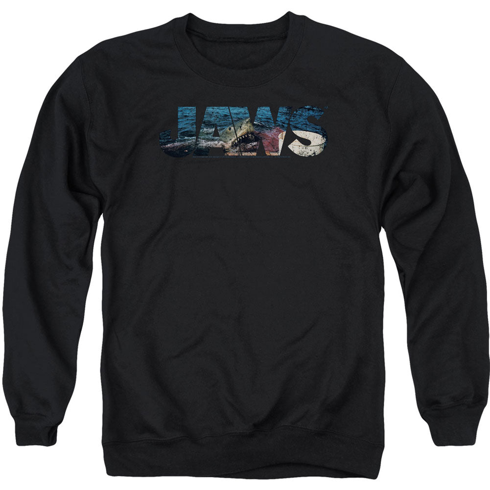 Jaws Logo Cutout Adult Sweatshirt