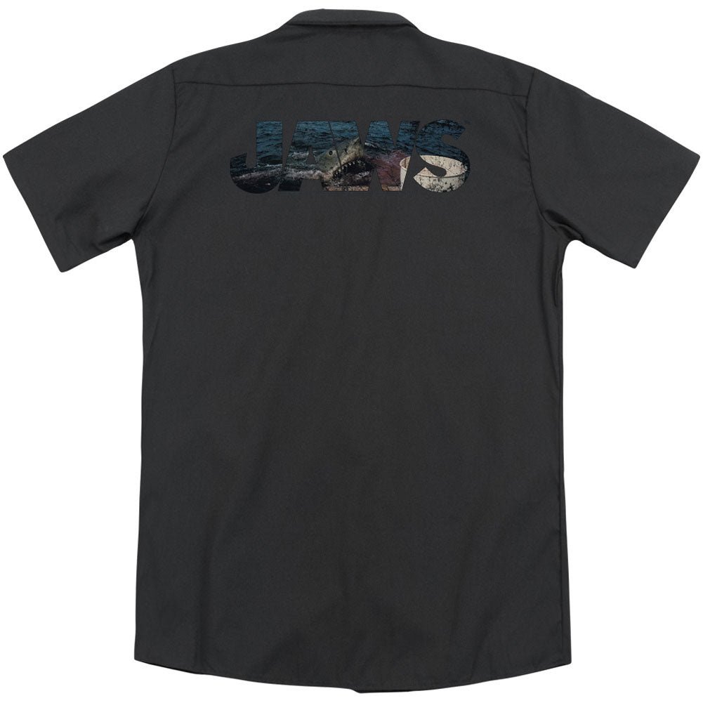 Jaws Logo Cutout(Back Print) Workshirt