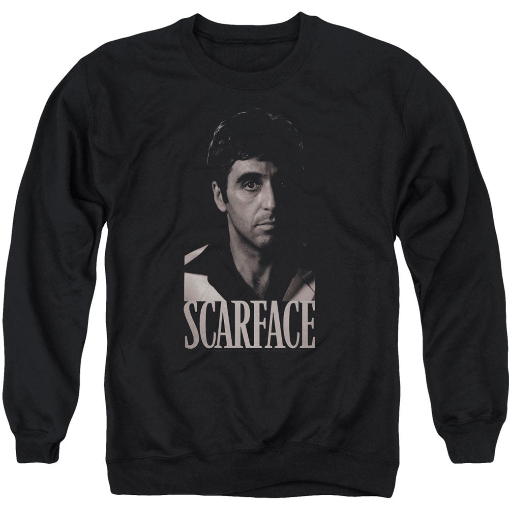 Scarface B&w Tony Adult Sweatshirt