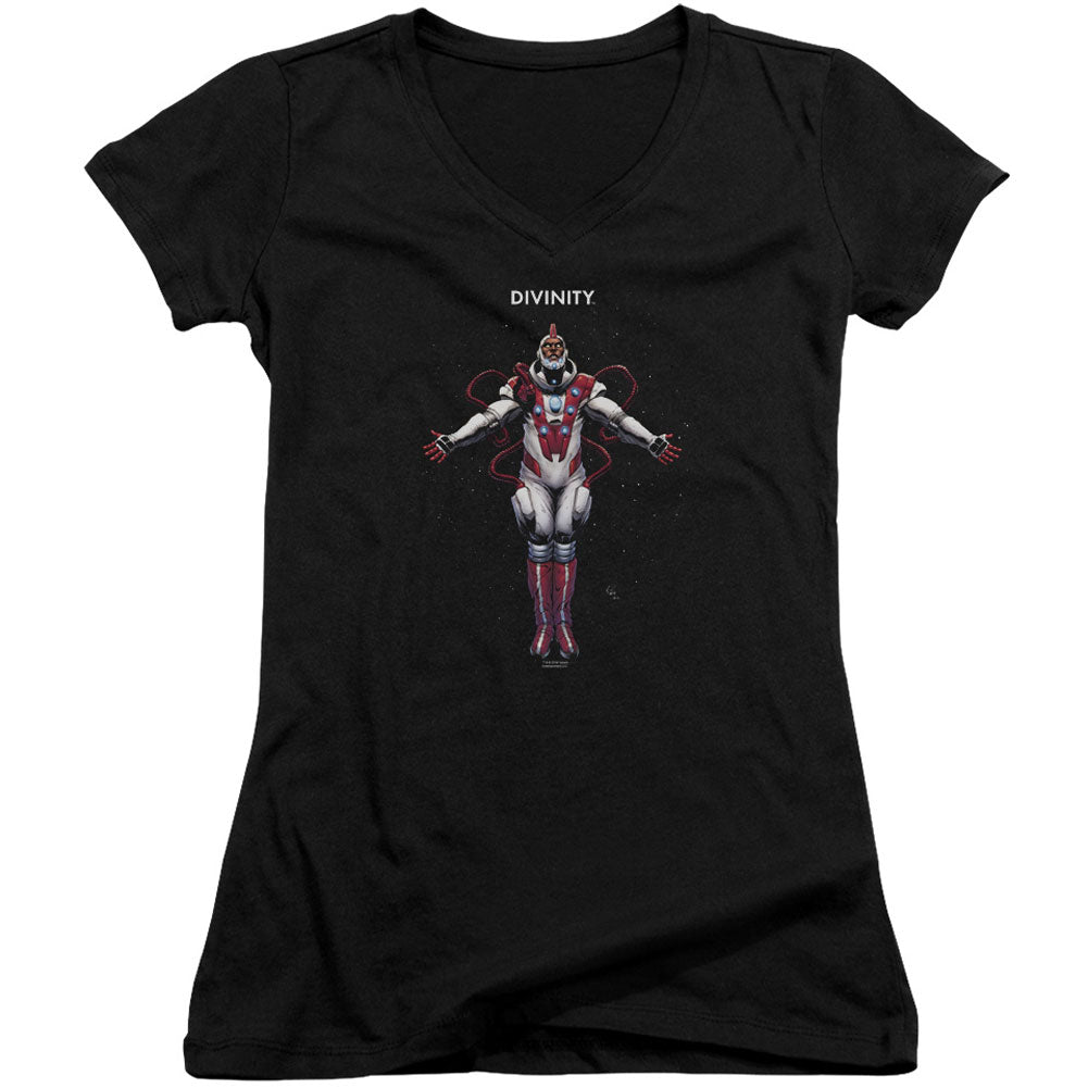 Divinity Space Cap Sleeve Junior Top