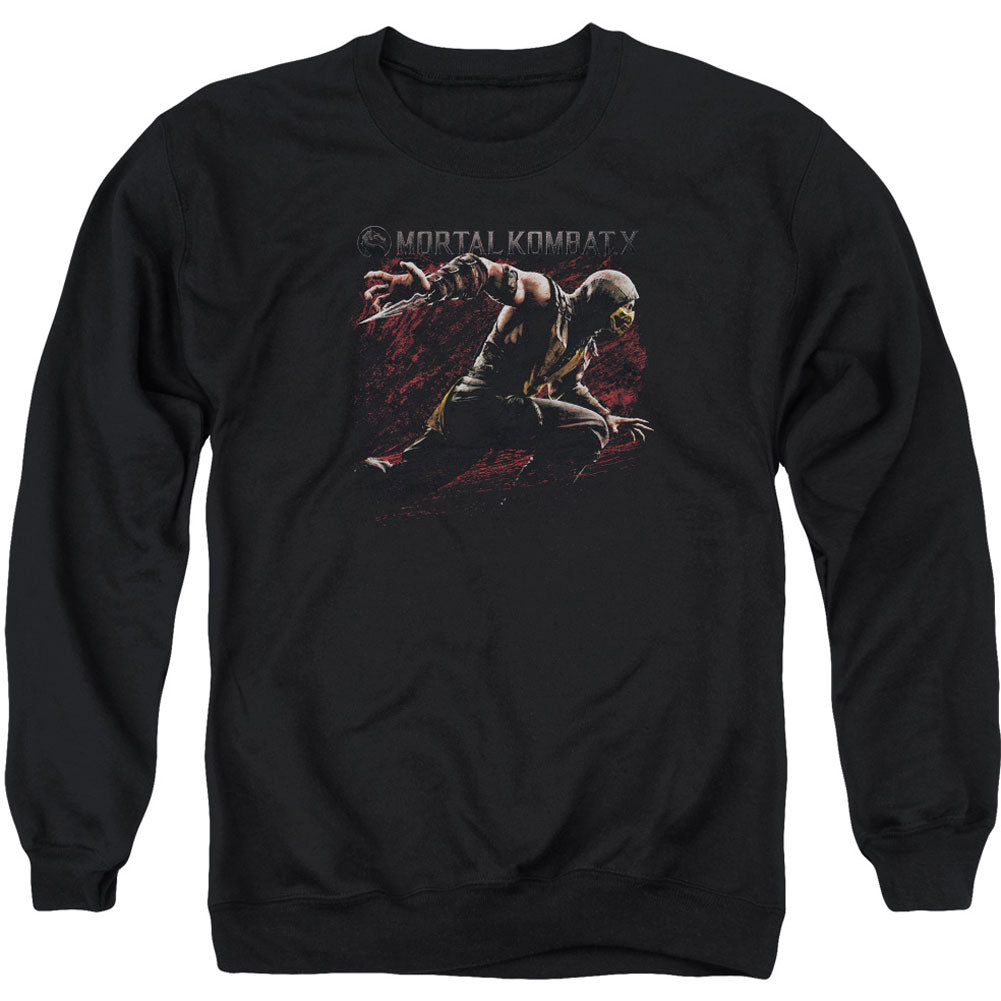 Mortal Kombat X Scorpion Lunge Adult Sweatshirt