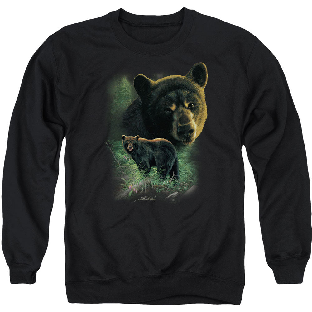 Wildlife Black Bears Adult Sweatshirt