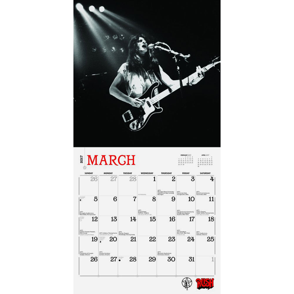 2017 Square Calendar