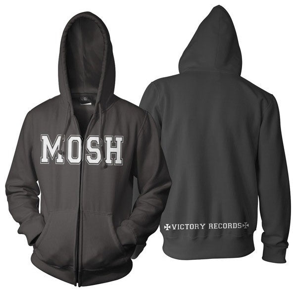 Victory Records Mosh Zippered Hooded Sweatshirt
