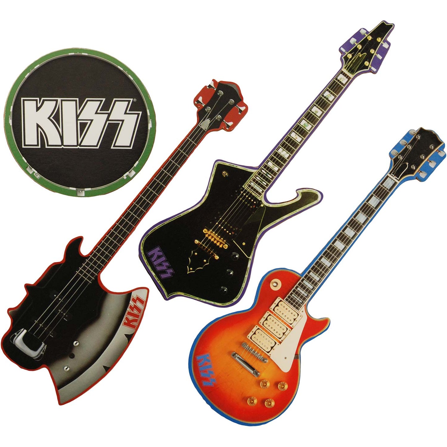 KISS Musical Instrument Coaster Set