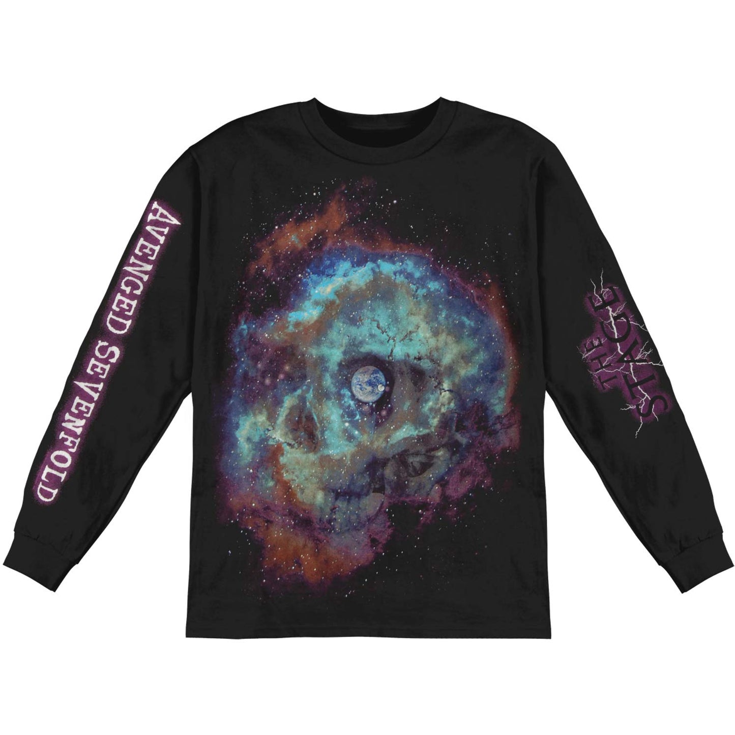AVS Space Face Logo Mens LS Long Sleeve