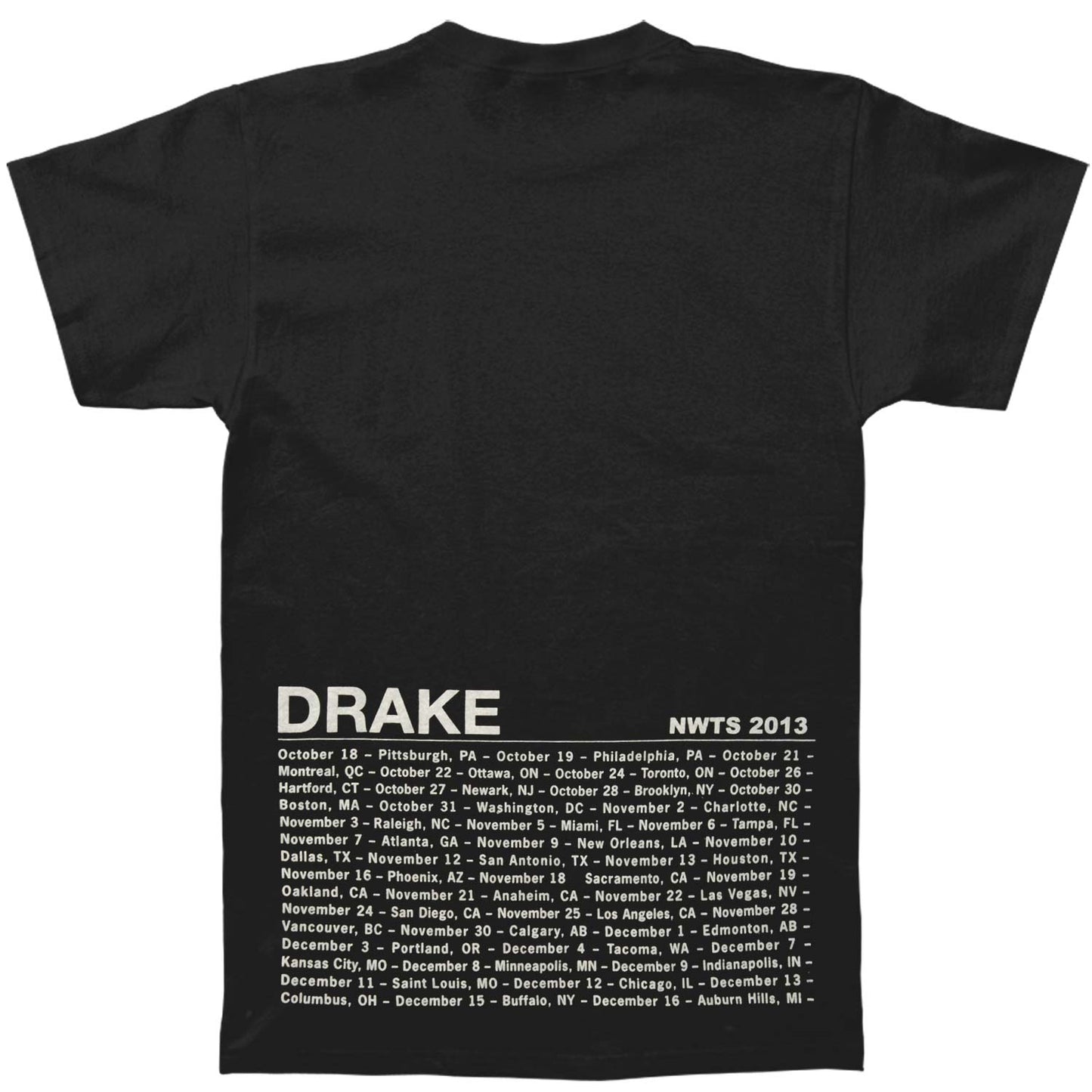 NWTS 2013 Tour T-shirt
