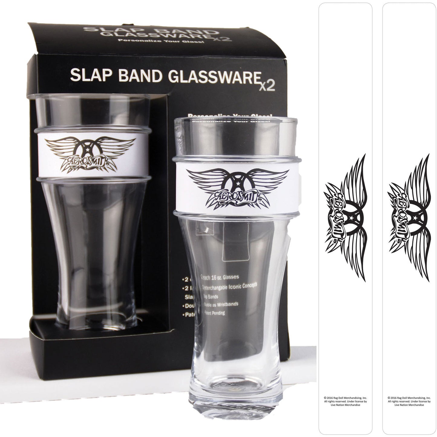 Aerosmith Logo Pub Glass Set