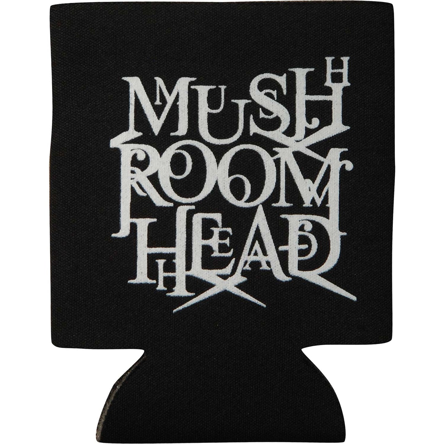 X-Face/Stacked Logo White Can Cooler