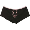 X-Face Black/Pink Booty Shorts