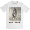 Kurt Cobain B&W Leopard Photo Mens Regular T Slim Fit T-shirt