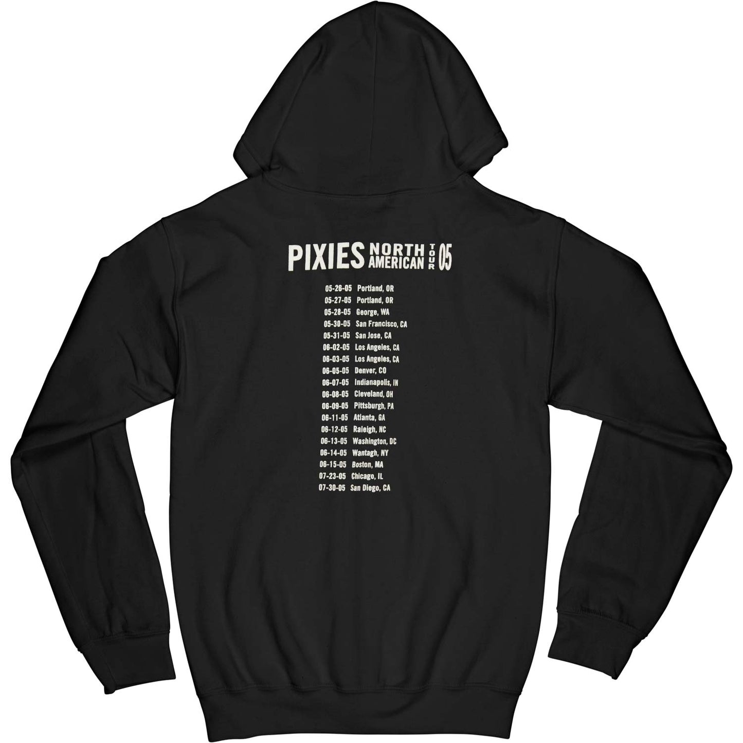 Tour Zipper Hoodie Zippered Hooded Sweatshirt