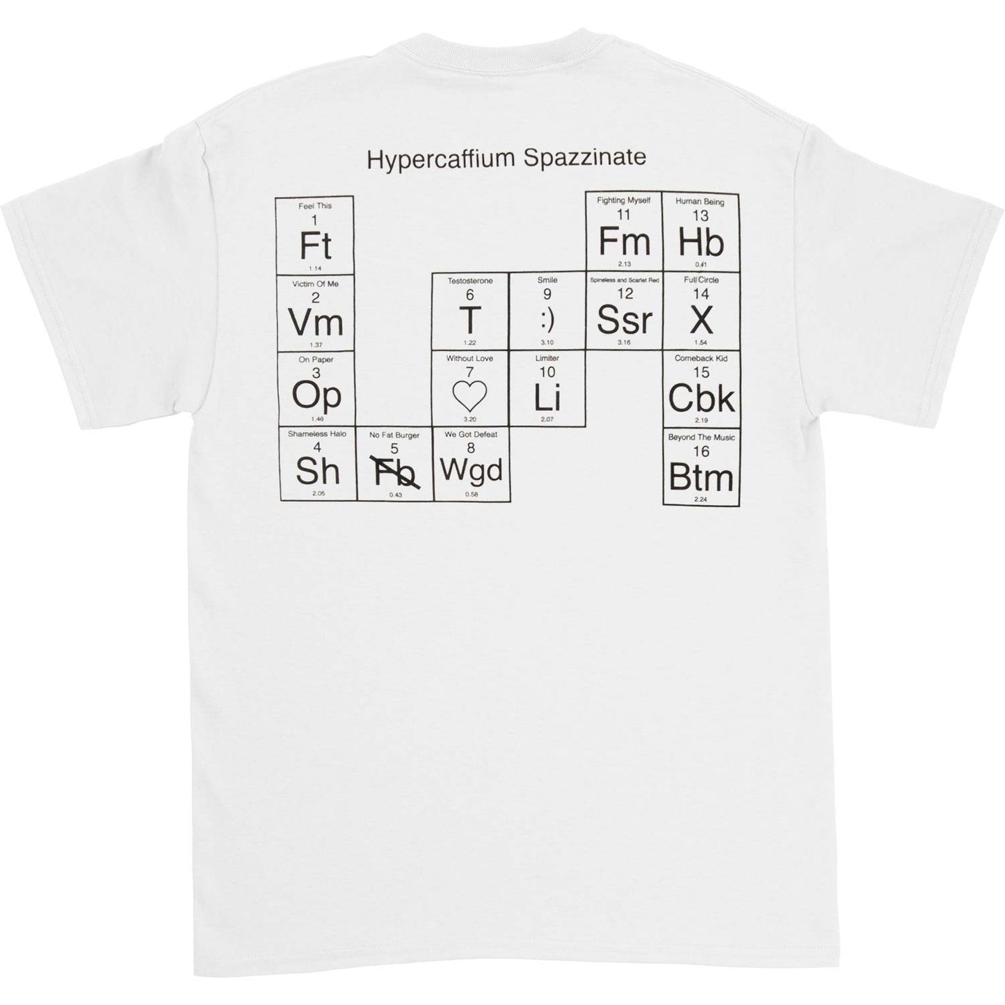 Descendents Hypercafium White Tee T-shirt