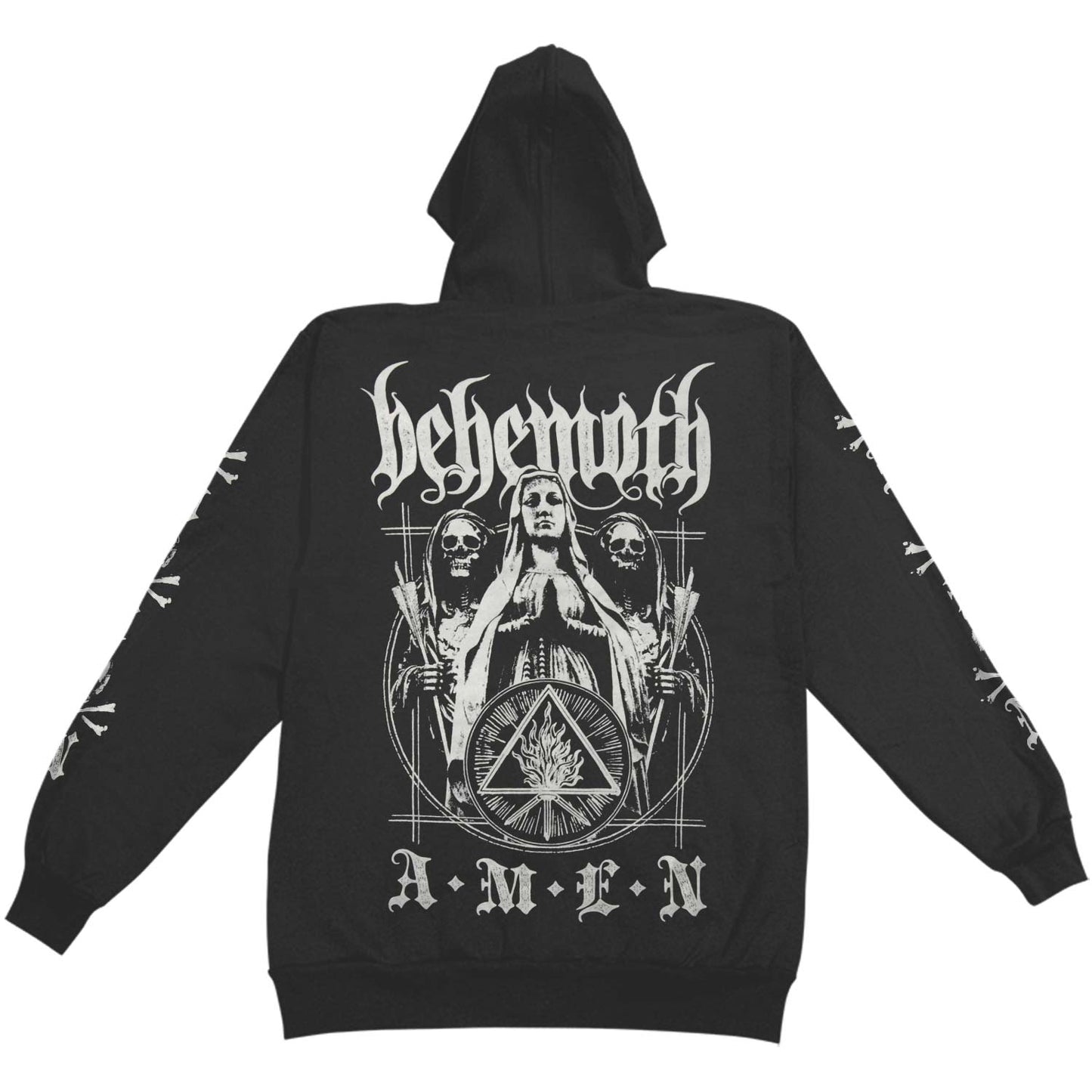 Amen Zip Hood Zippered Hooded Sweatshirt