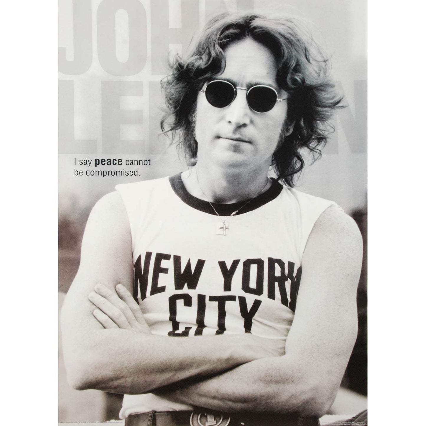 Beatles John NYC Domestic Poster