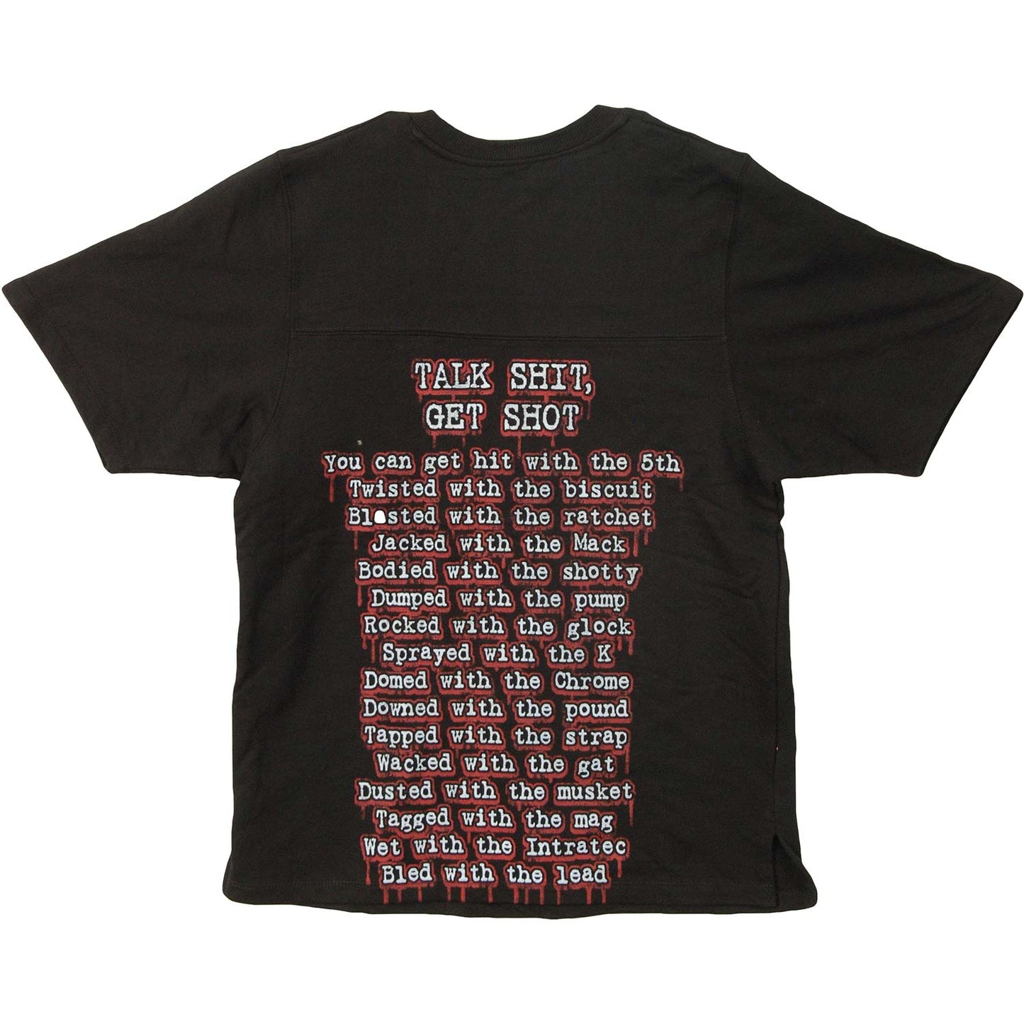 Body Count Talk S#!t, Get Shot V-Neck Fleece Jersey Footbal Jersey