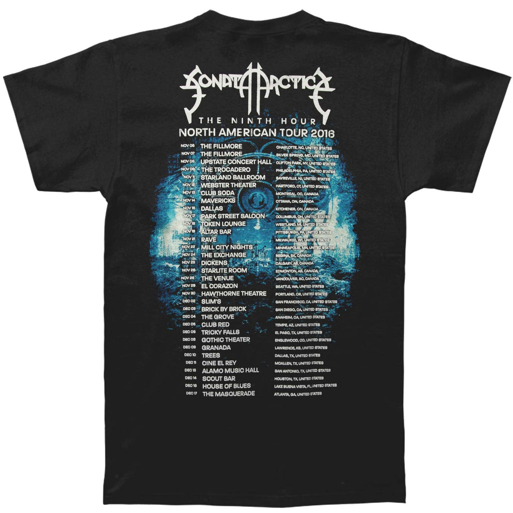 Sonata Arctica The Ninth Hour Tour T-shirt 381027 Rockabilia