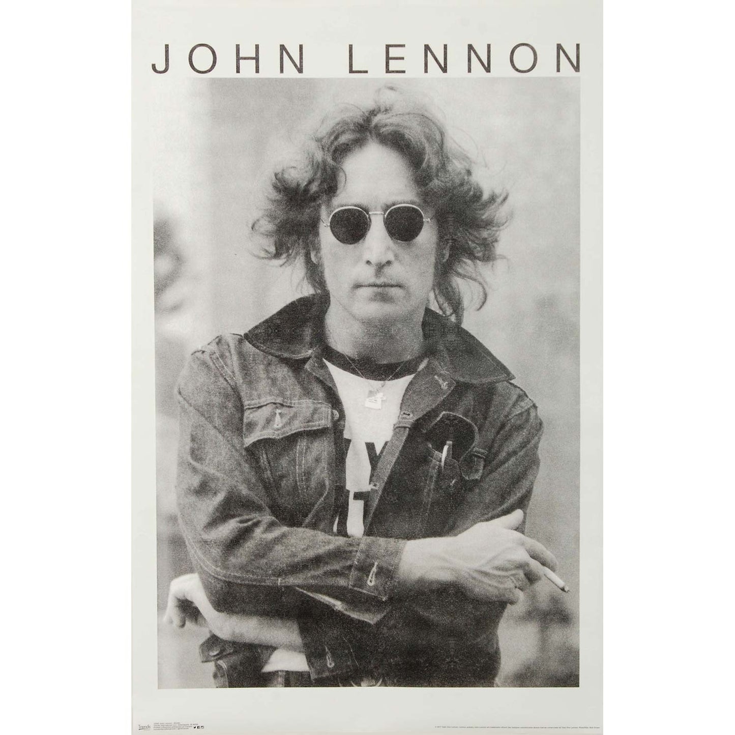 John Lennon Smoke Domestic Poster