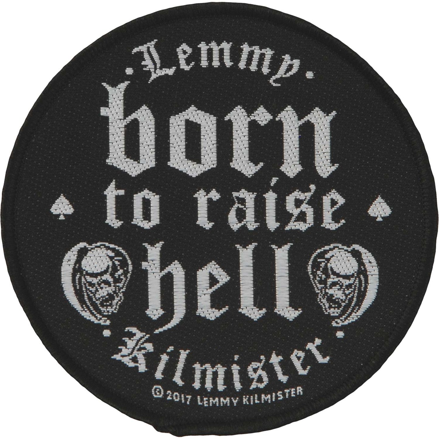 Motorhead Lemmy Born To Raise Hell Woven Patch
