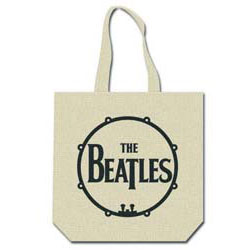 Beatles White Photo Grocery Tote
