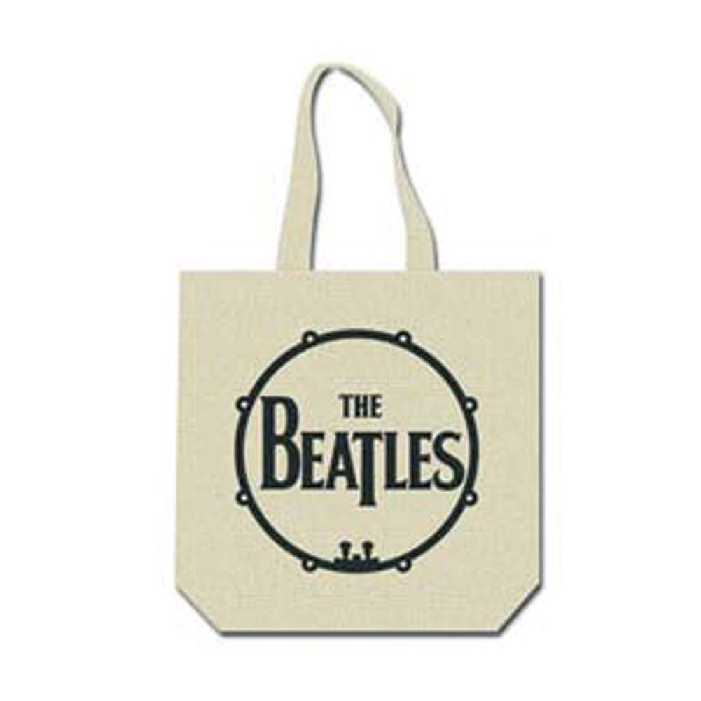 Beatles Love Drum (Back Print) Grocery Tote
