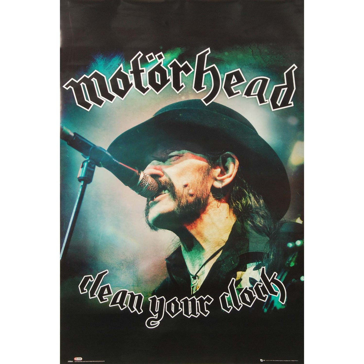 Motorhead Clean Your Clock Domestic Poster