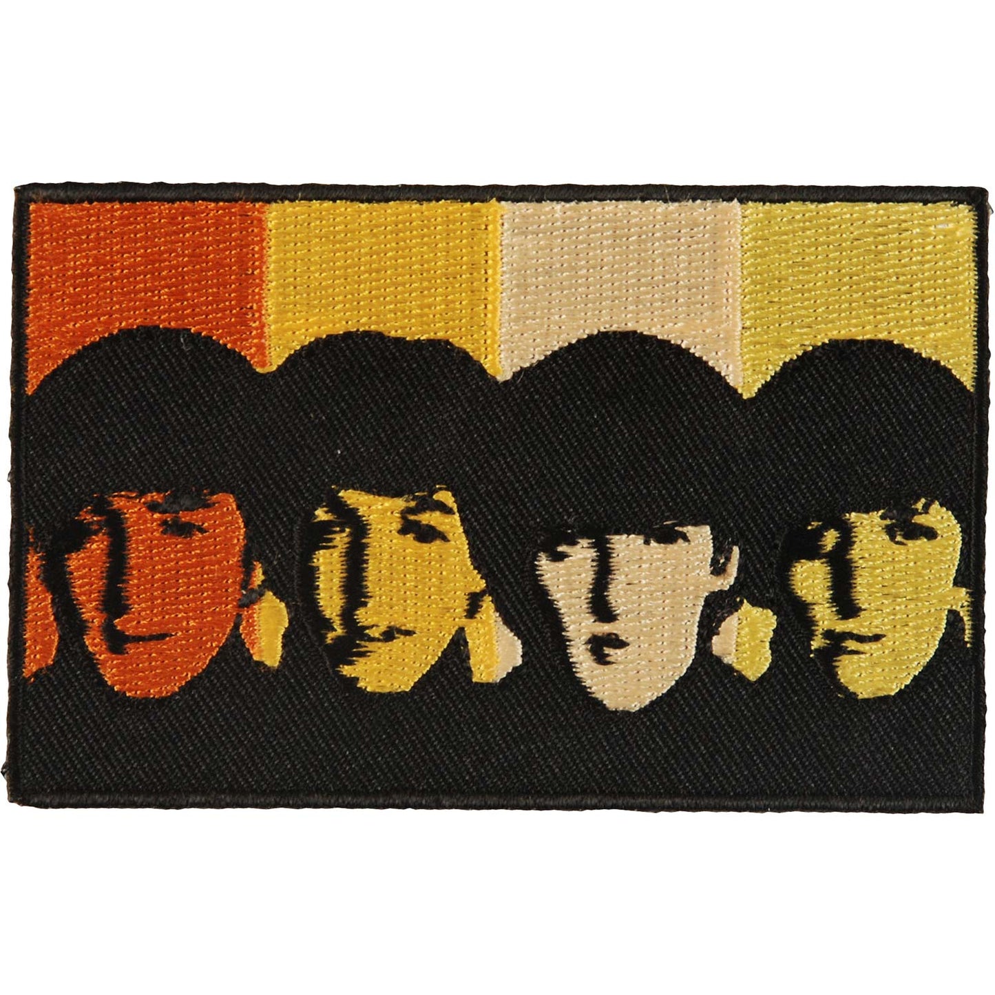 Beatles Heads In Bands Woven Patch