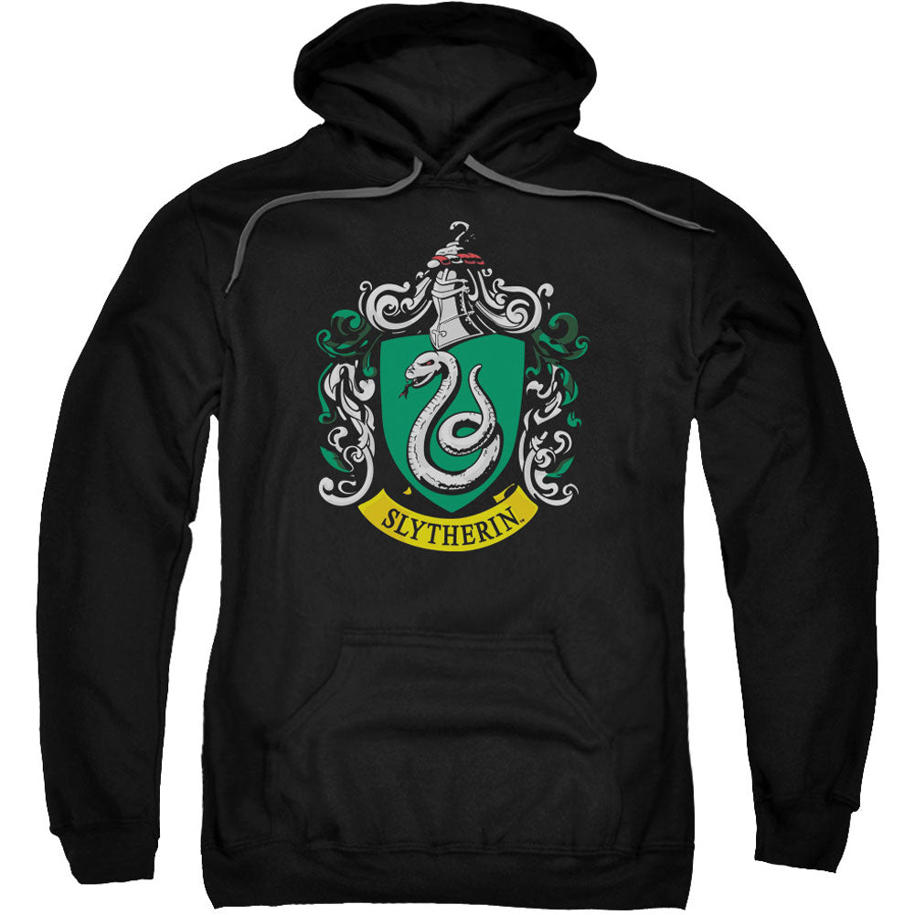 Harry Potter Slytherin Crest Adult 25% Poly Hooded Sweatshirt