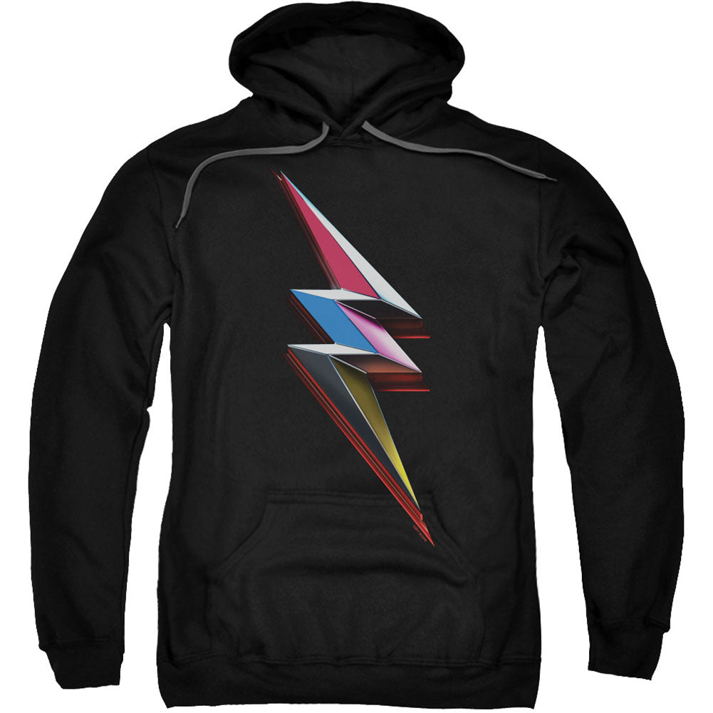 Power Rangers Movie Bolt Adult 25% Poly Hooded Sweatshirt