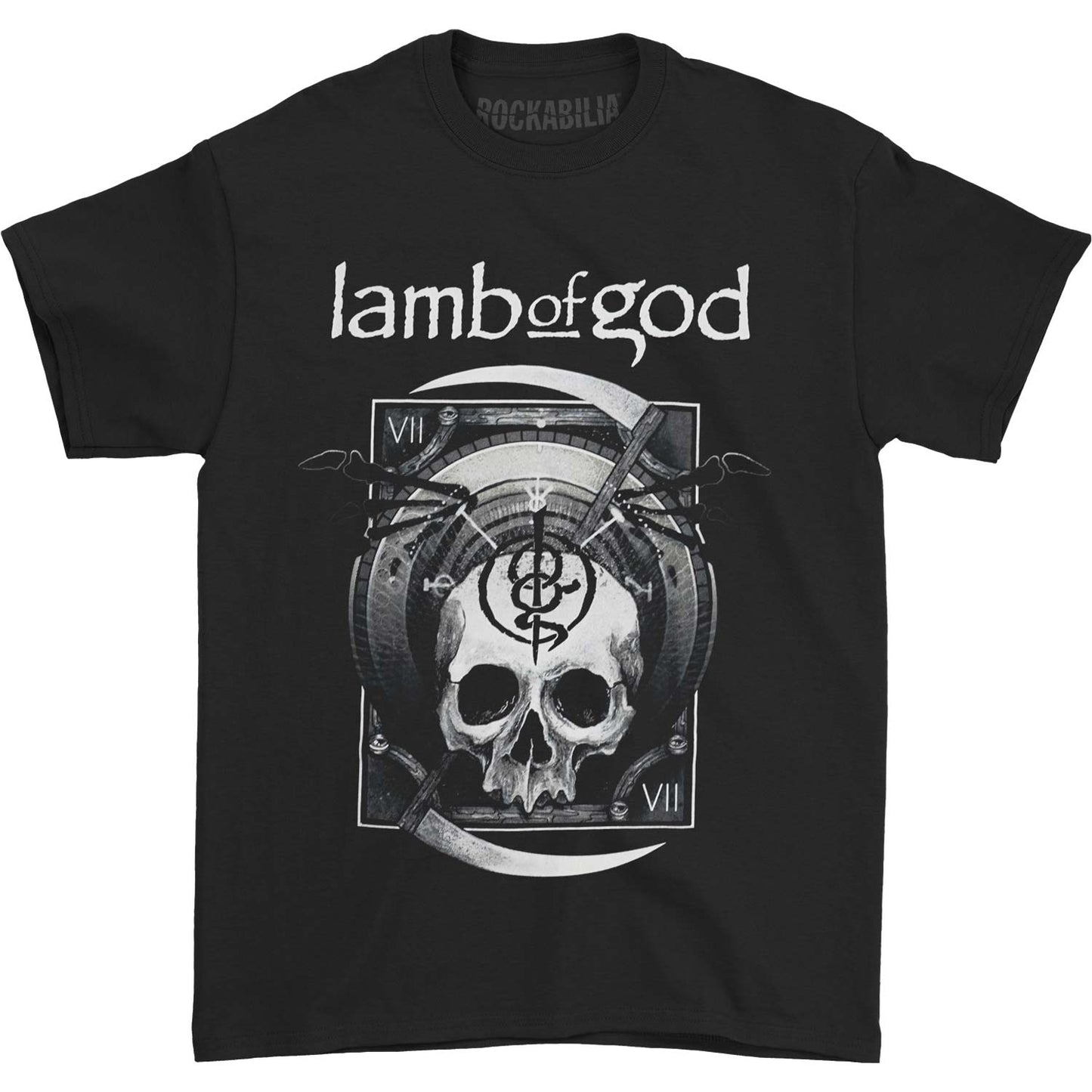 Lamb Of God Skull Sickle T-shirt
