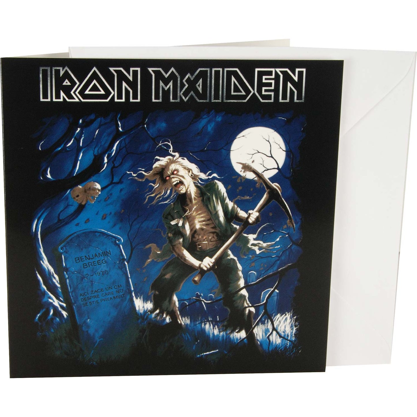 Iron Maiden Benjamin Breeg Greeting Card