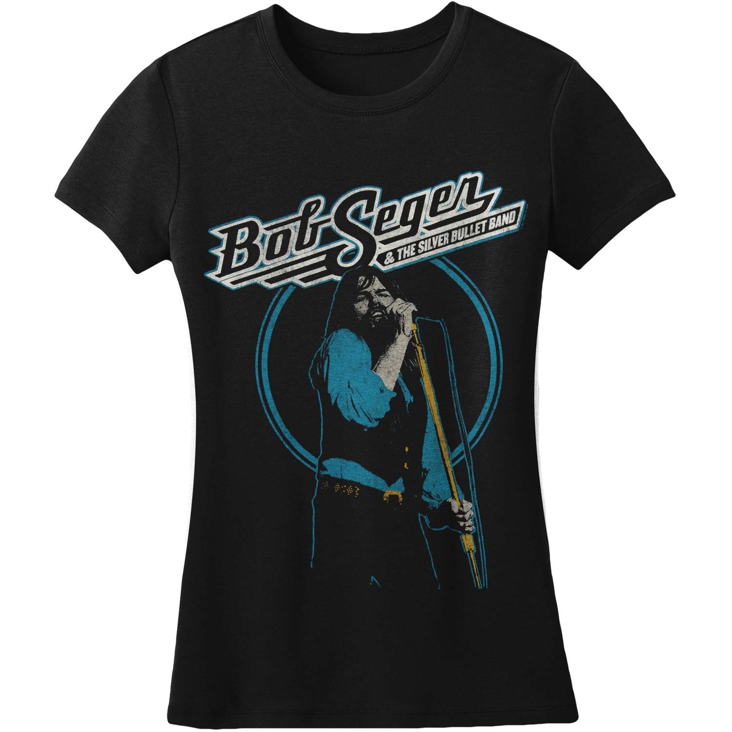 Ladies Live Photo Black T Junior Top