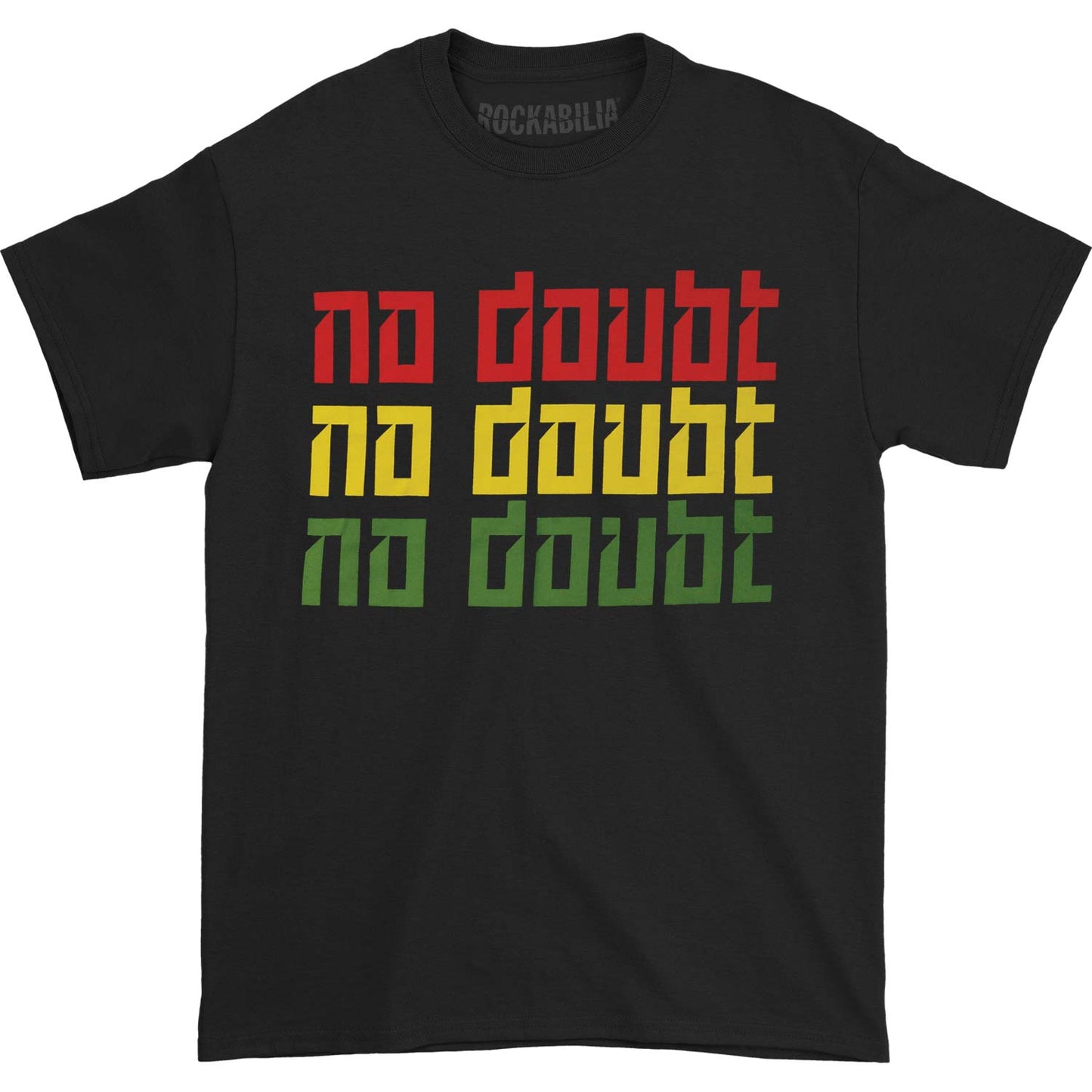 No Doubt Rasta Tri Logo T-shirt