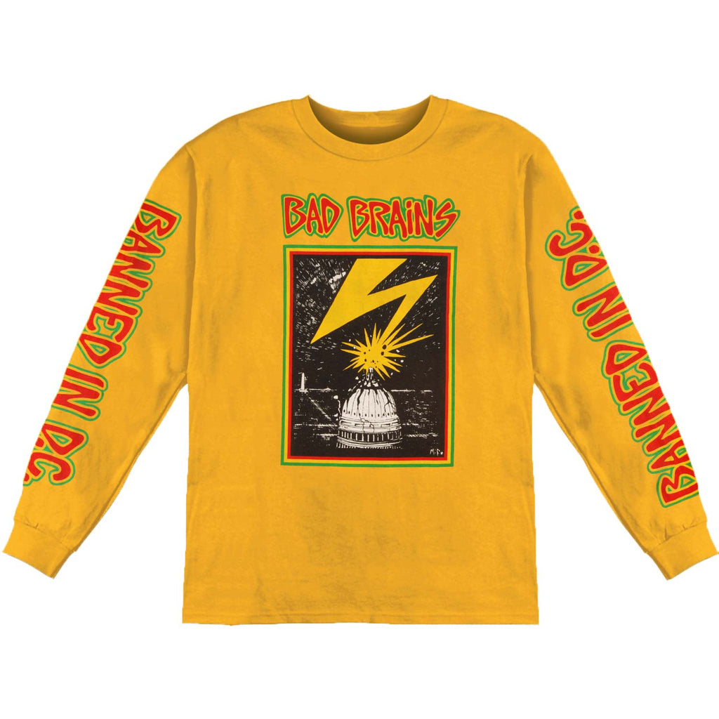 Bad Brains Capitol on Yellow Long Sleeve 397834
