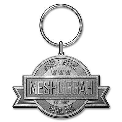 Meshuggah Crest Metal Key Chain
