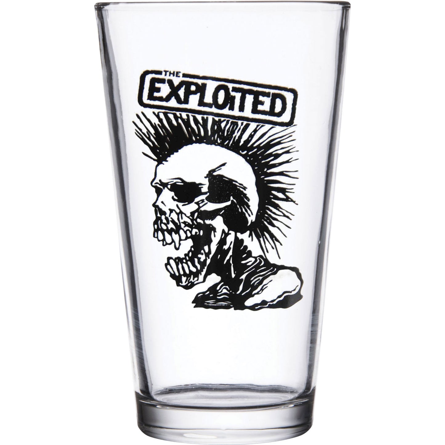 Exploited Skull Pint Glass
