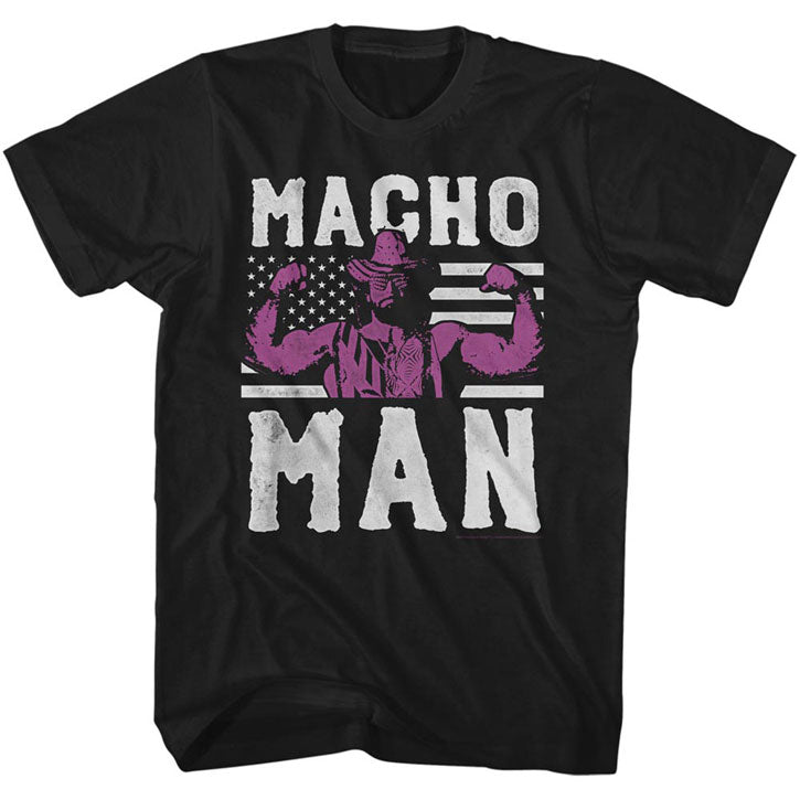Macho Man American Hero T-shirt