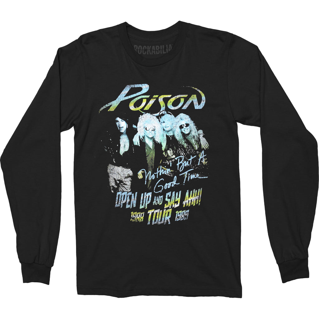 Poison Tour Shirt Long Sleeve 398895 Rockabilia Merch Store