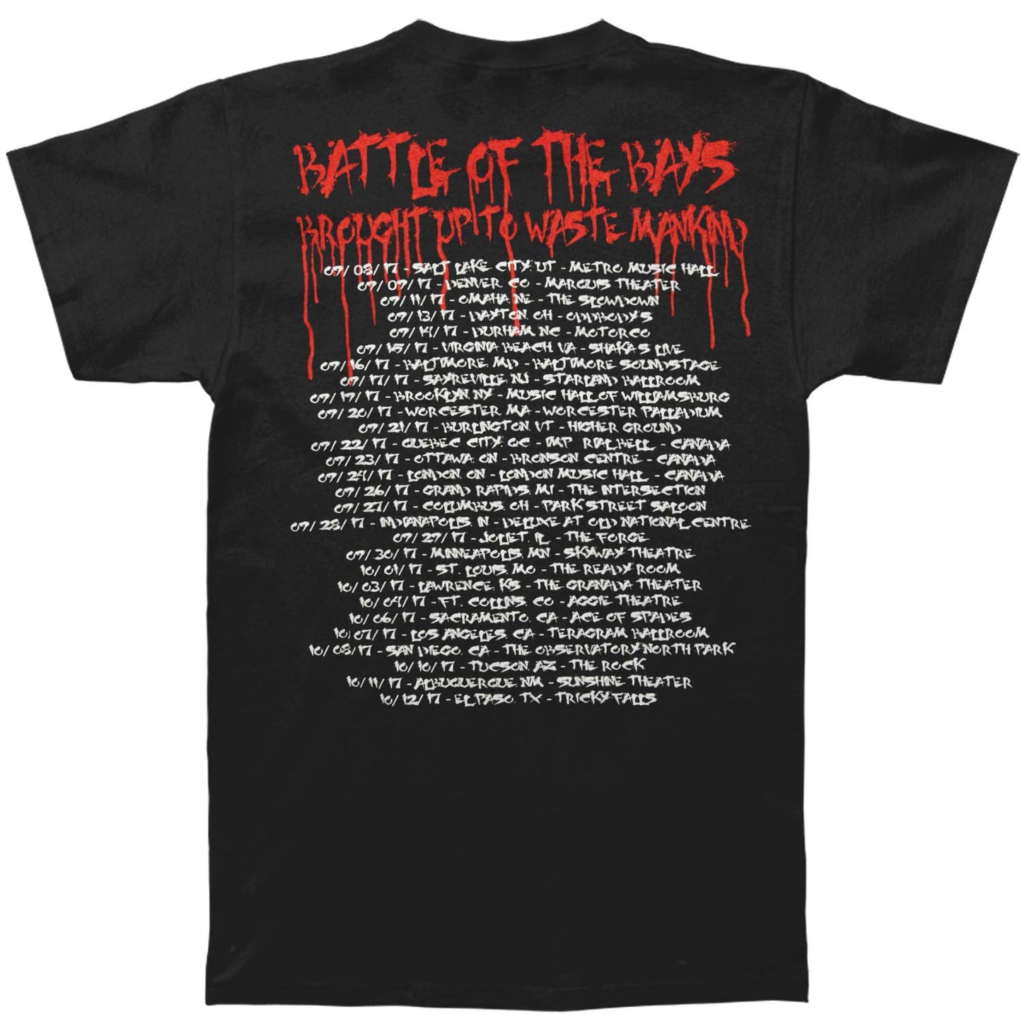 Exodus Fireball North America '17 T-shirt