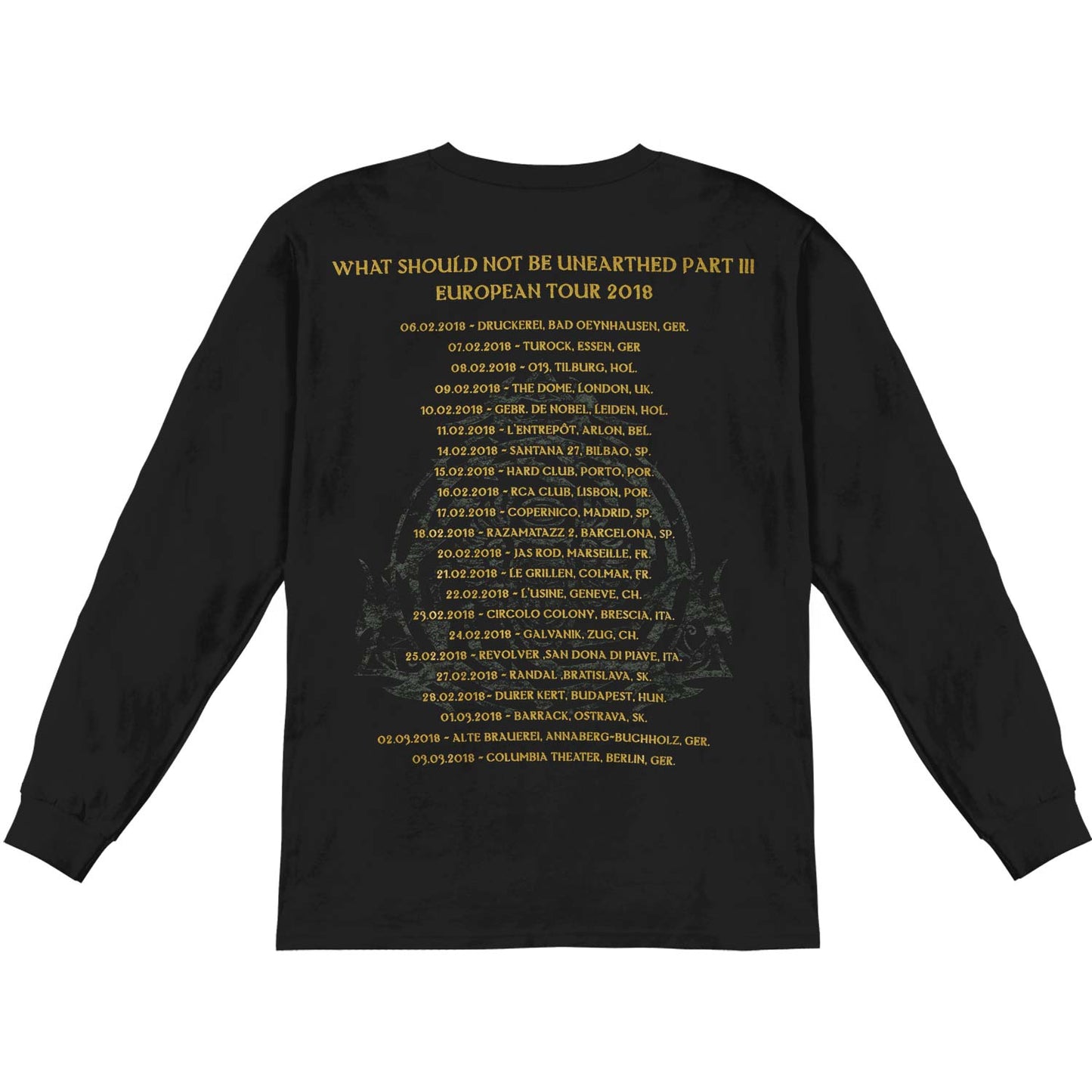 Nile What Should Not / Gold Long Sleeve