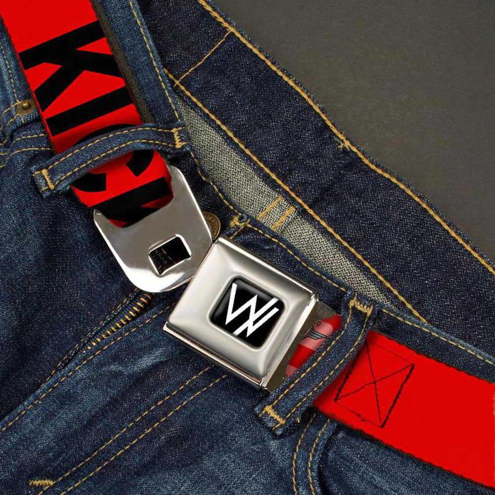 Sleeping With Sirens Kick Me Seatbelt Buckle Belt