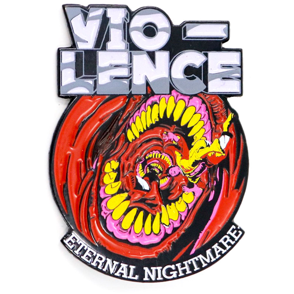 Vio-Lence Eternal Nightmare Enamel Pin Pewter Pin Badge