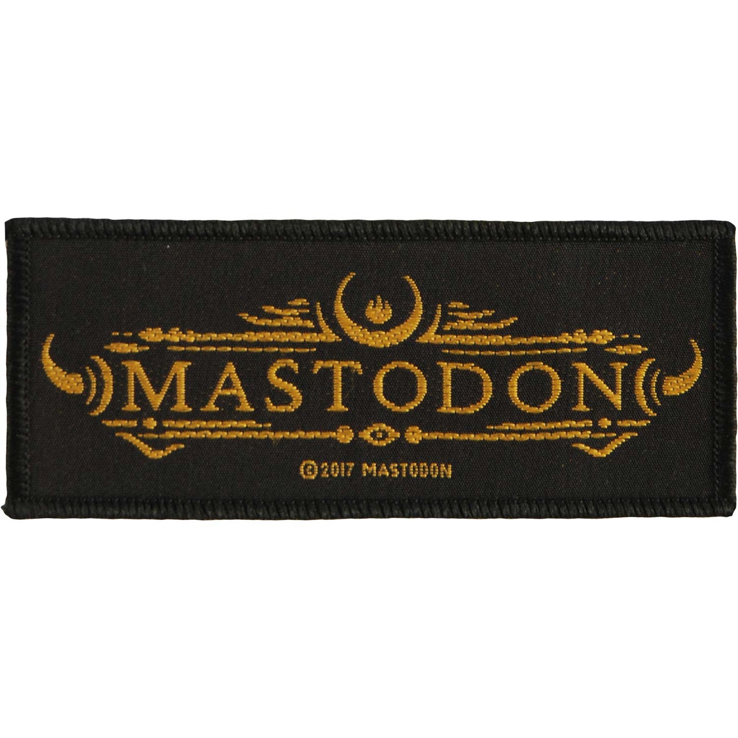 Mastodon Logo Woven Patch