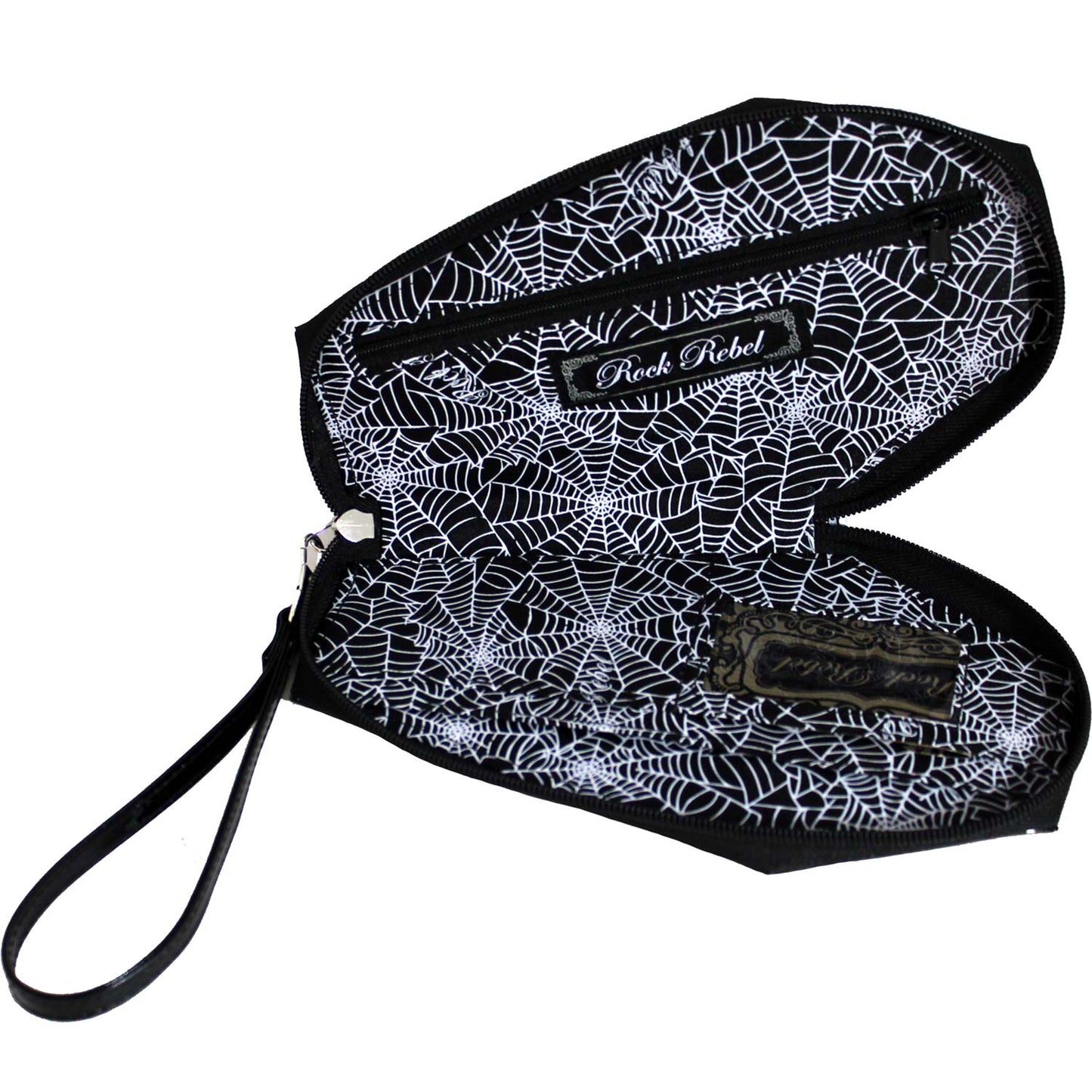 We Belong Dead Coffin Zip Around Wallet by Rock Rebel Wallet