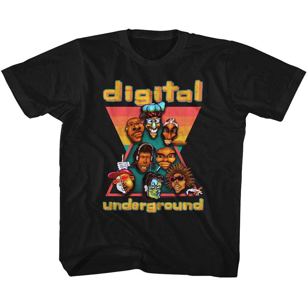 Digital Underground Duheads Kids Childrens T-shirt