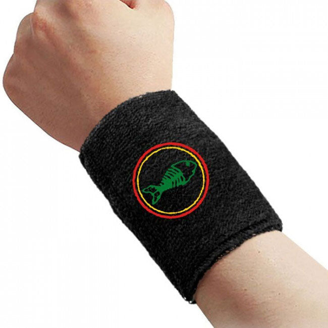 Fishbone Logo Athletic Wristband