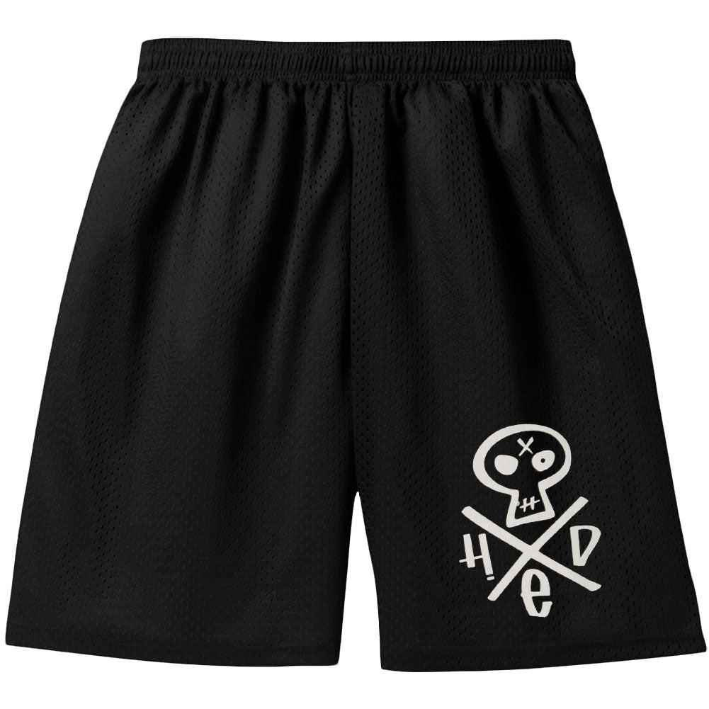 Skull Logo Basketball Gym Shorts