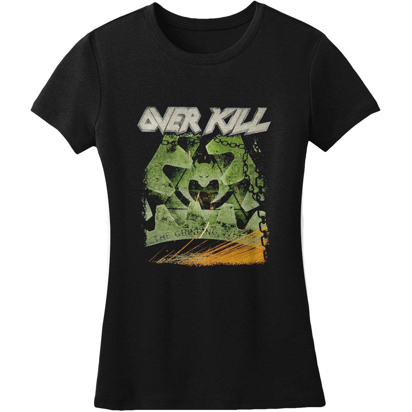 Overkill Grinding Wheel Ladies T-shirt Junior Top